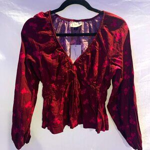 Ruby Red blouse